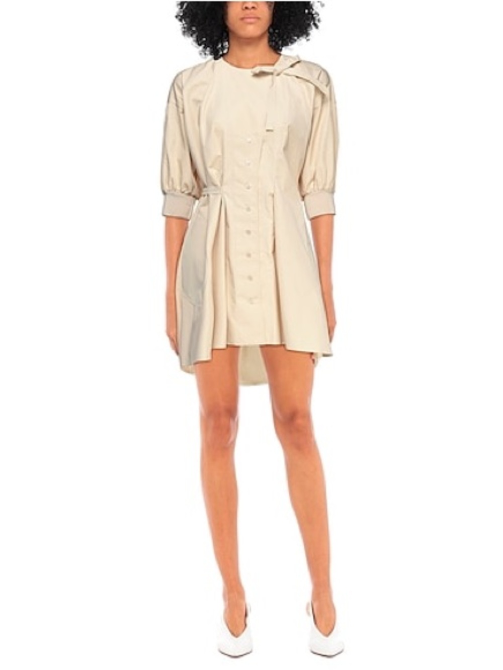 Chloe Silk Shirt Dress, Size M/6